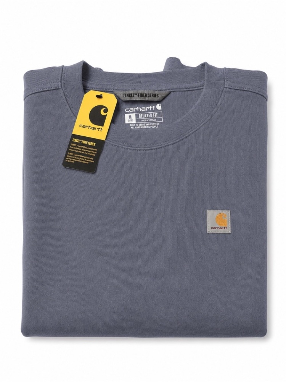 Carhartt TENCEL French Terry Crewneck Sweatshirt Wisteria Lavender Purple M NWT - Picture 3 of 6